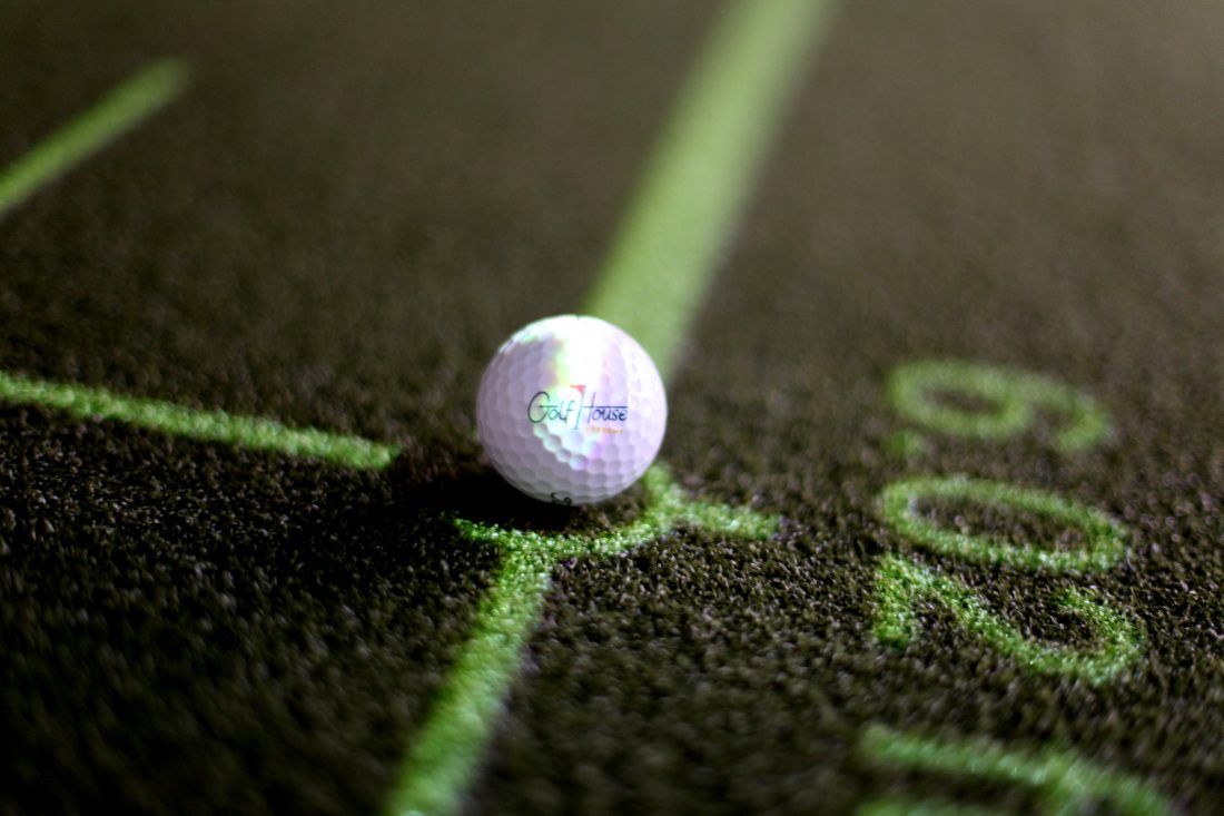 PuttView putting room at Golf House Academy